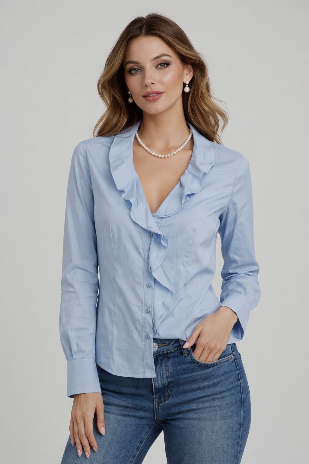 Camicia — 24019 — CELESTE