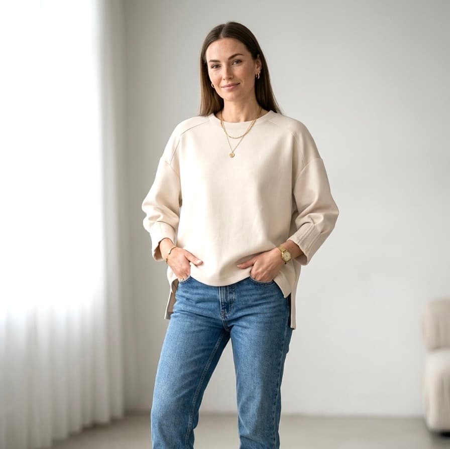 Felpa — 28022 — BEIGE