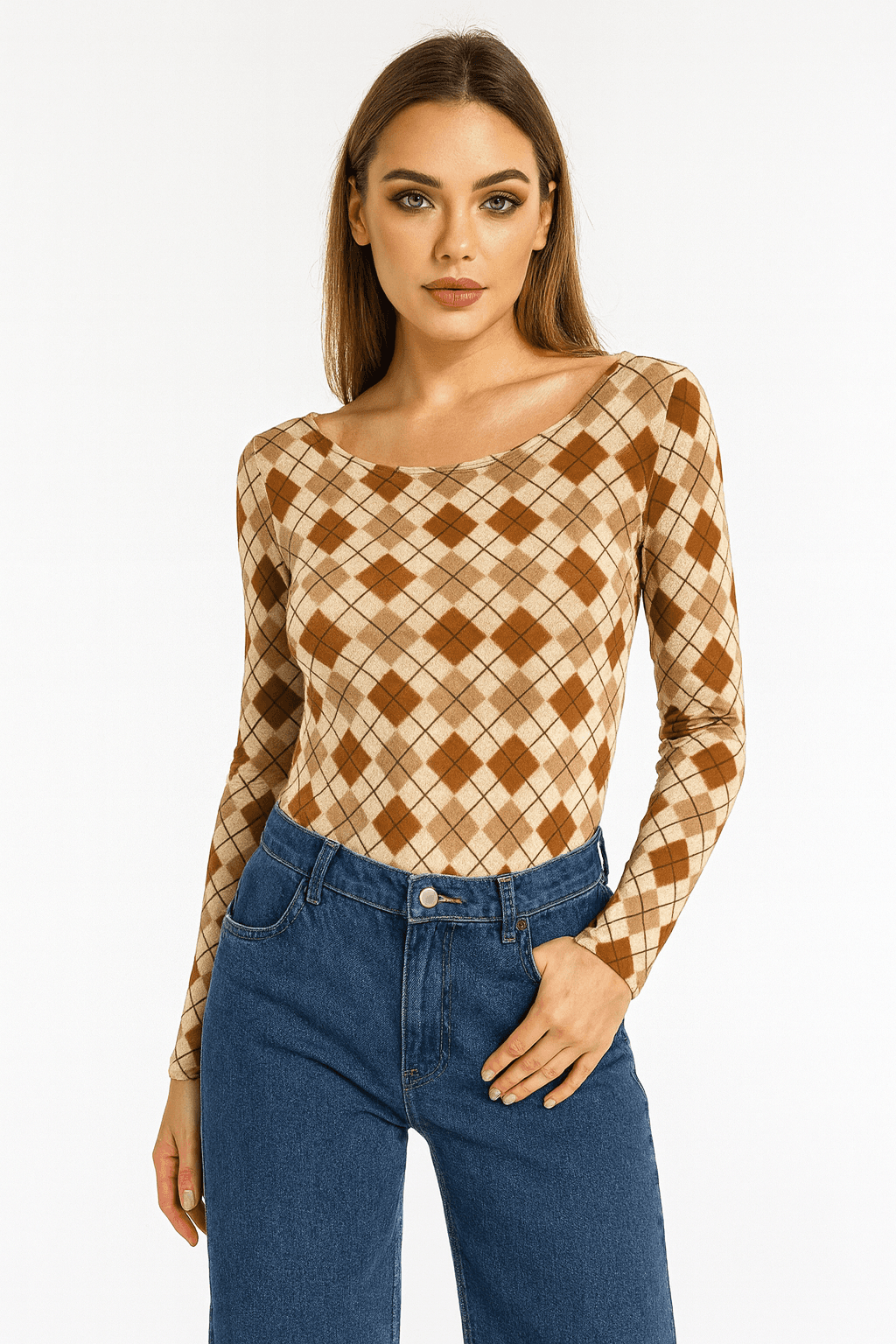 Maglie basic — 22017 — BEIGE