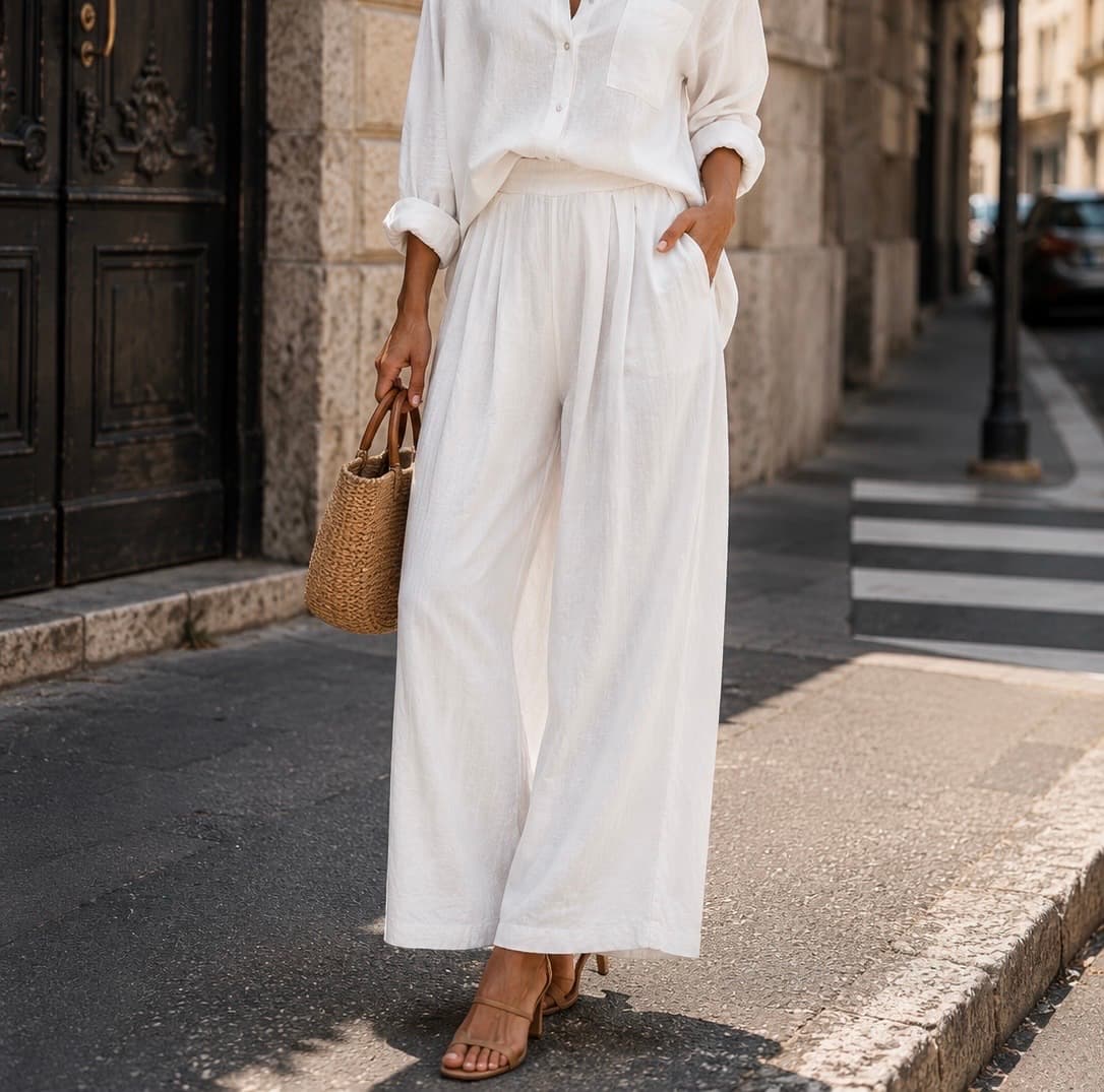 Pantaloni — 38030 — BIANCO
