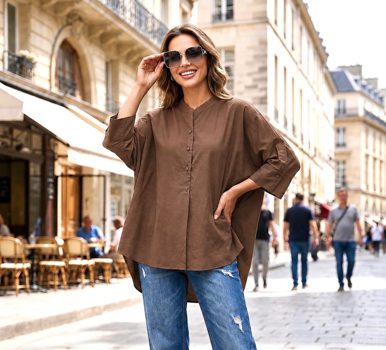 Camicia — 34027 — BORDO