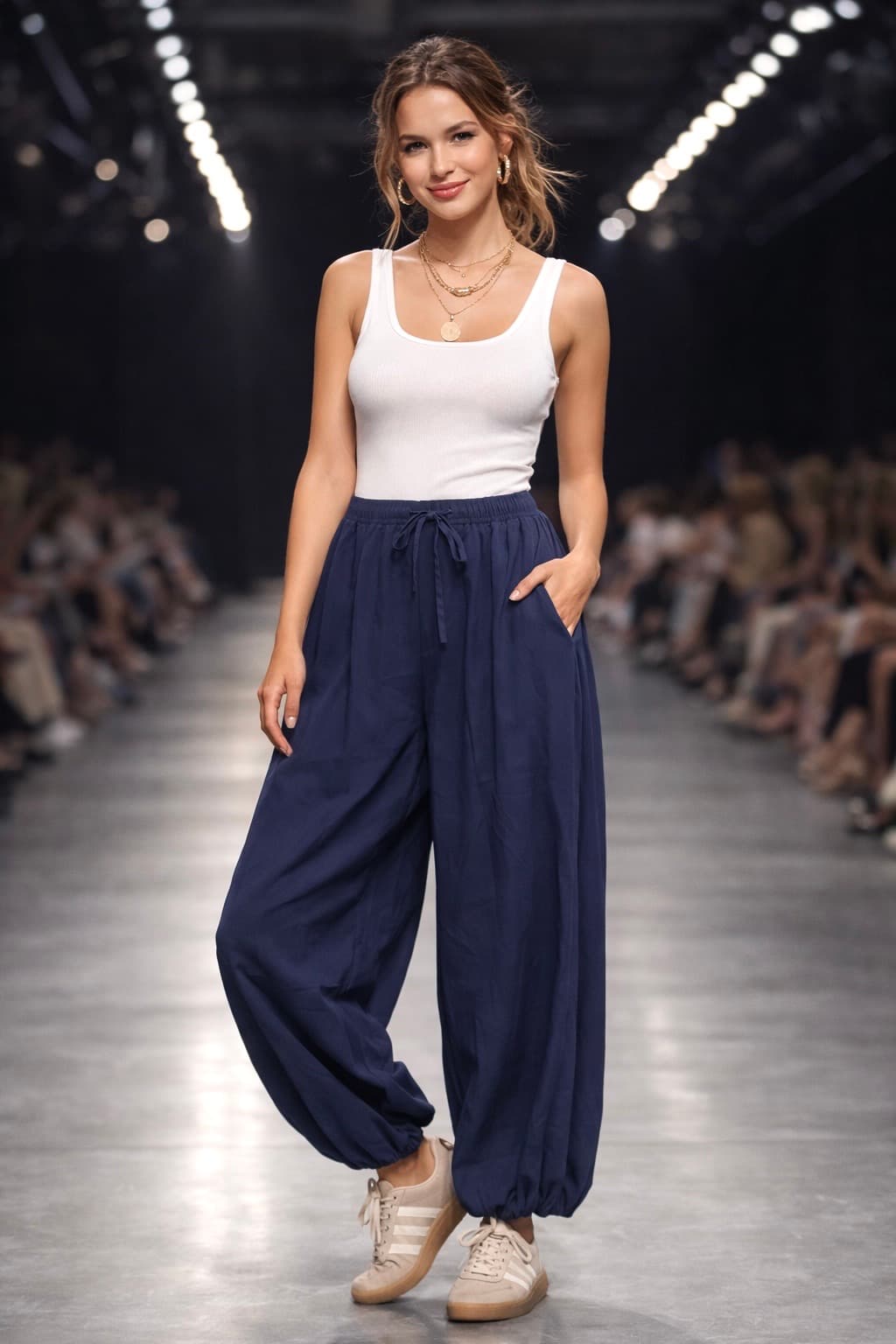 Pantaloni — 26020 — MELANZANA