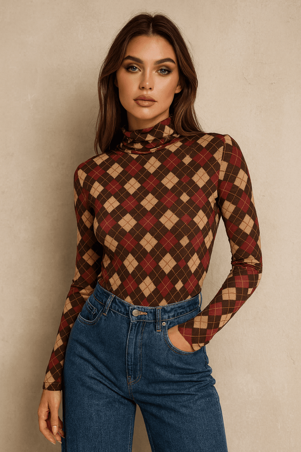 Maglie basic — 21016 — BEIGE