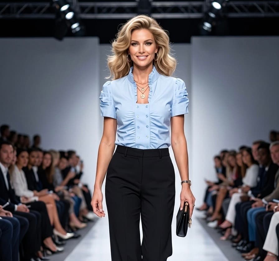 Camicia — 27021 — BLU
