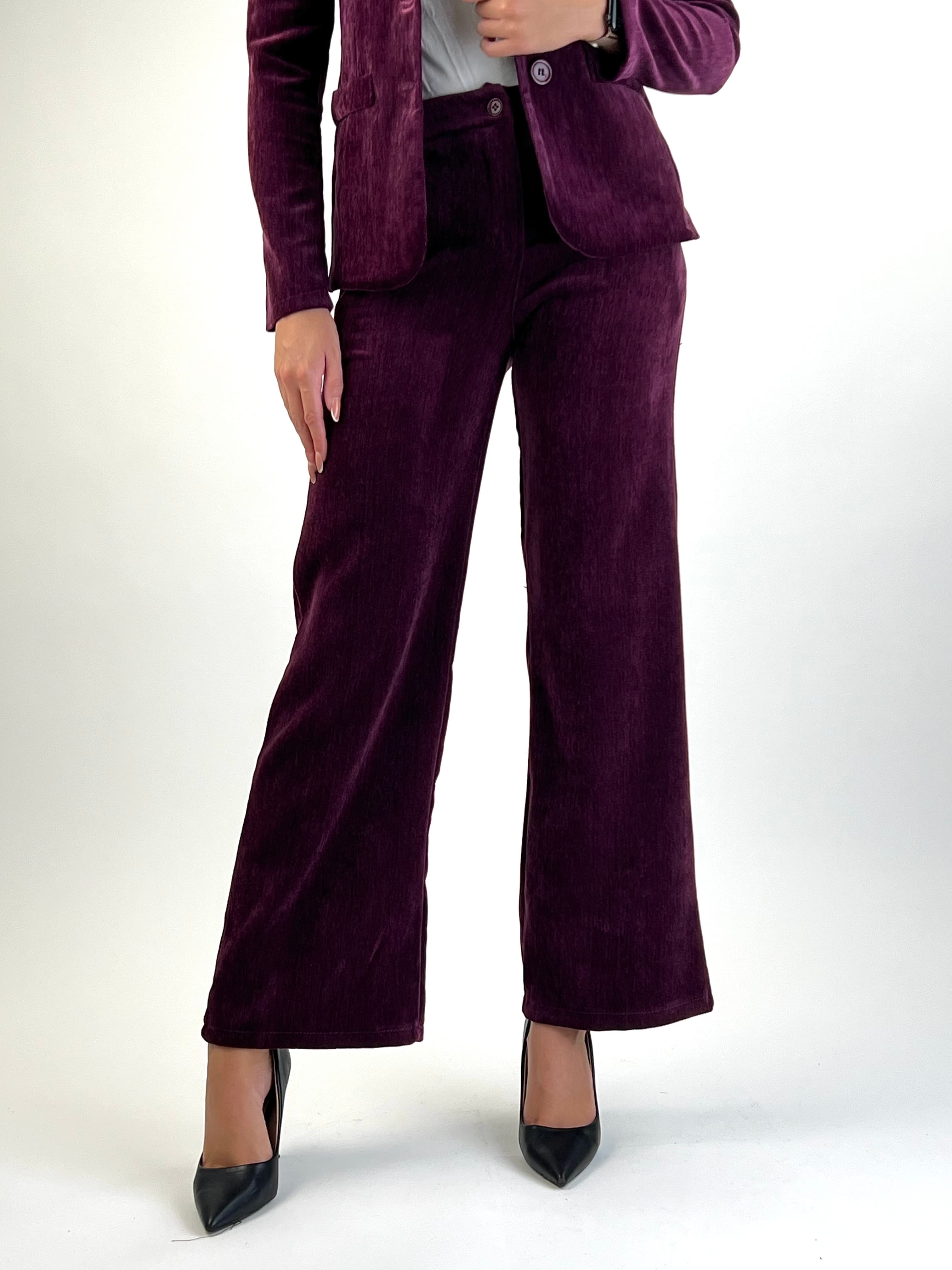 Pantaloni — 26020 — MELANZANA