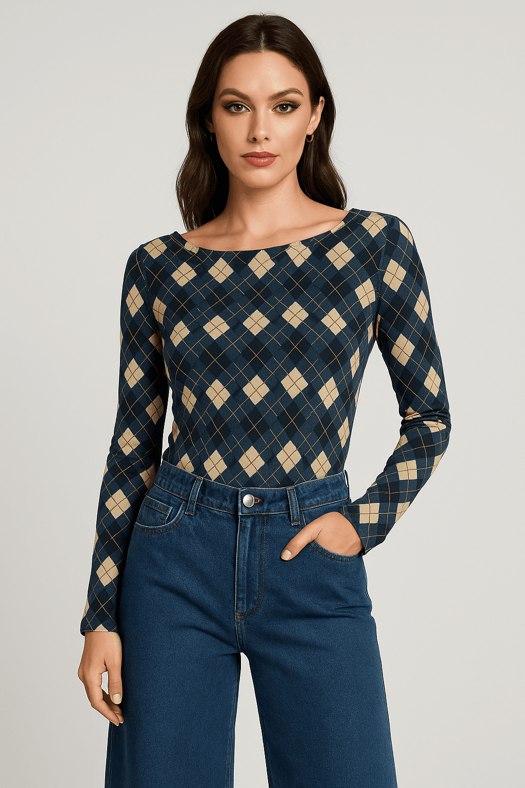 Maglie basic — 22017 — BEIGE
