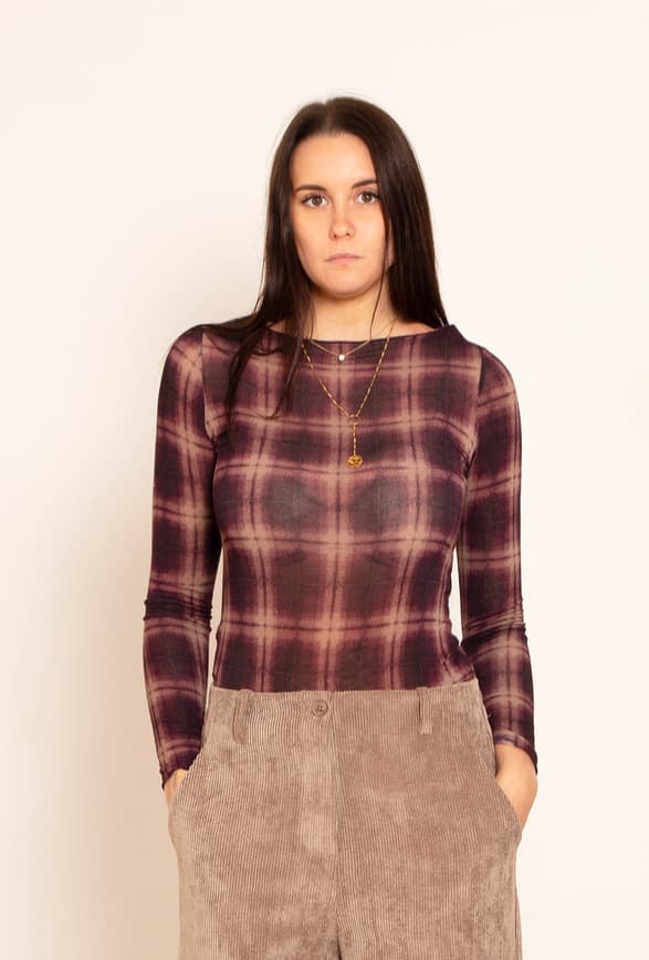 Maglie basic — 23018 — MARRONE